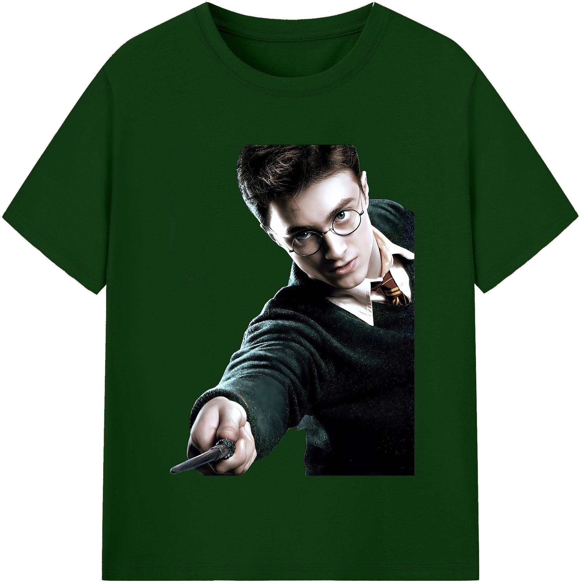 （画像用） Harry Potter ハリー・ポッターシリーズ 綿100％半袖Tシャツ（フロントプリント）